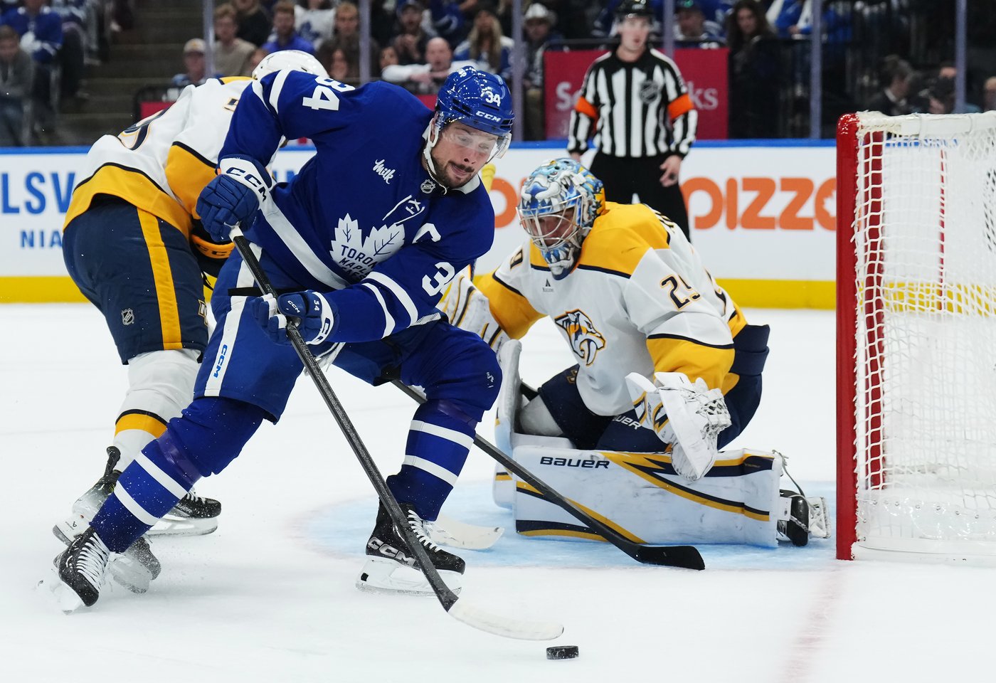 Tavares, Ekman-Larsson lead the way as Maple Leafs down Predators 7-4 | iNFOnews.ca