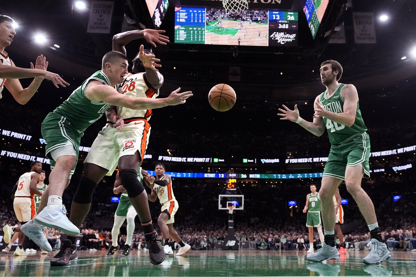 Celtics withstand 3-point spree to beat the Pistons 130-120 | iNFOnews.ca Celtics withstand 3-point spree to beat the Pistons 130-120 | iNFOnews.ca