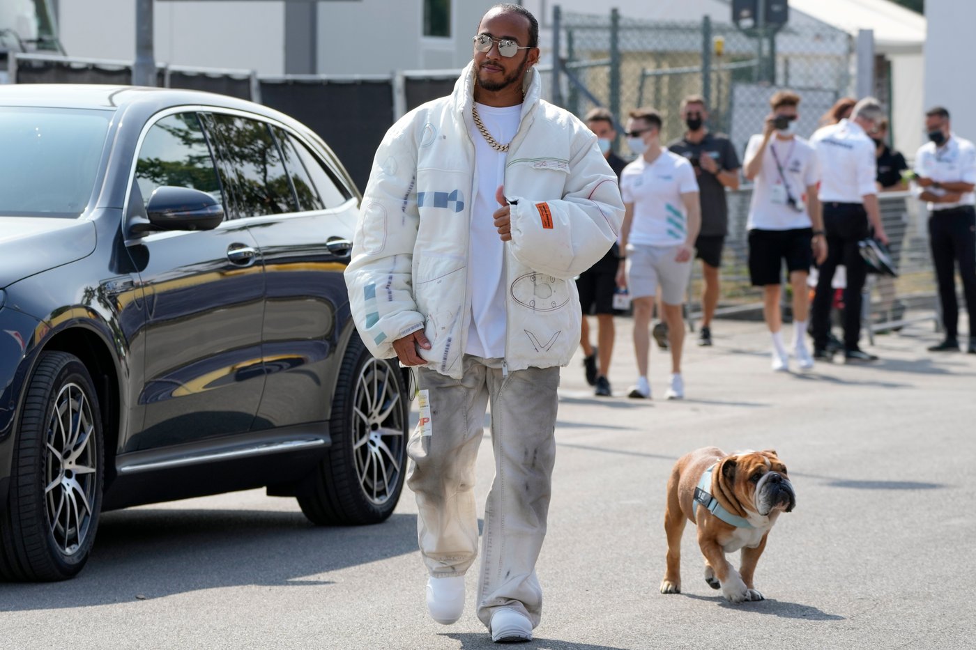 Hamilton misses F1 tire test to care for his seriously ill dog Roscoe | iNFOnews.ca Hamilton misses F1 tire test to care for his seriously ill dog Roscoe | iNFOnews.ca