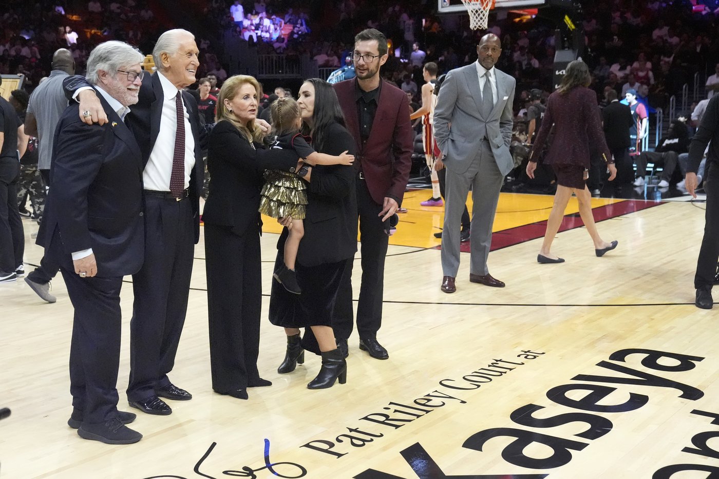 Pat Riley Court unveiled, and the Heat president is emotional as it happened | iNFOnews.ca Pat Riley Court unveiled, and the Heat president is emotional as it happened | iNFOnews.ca