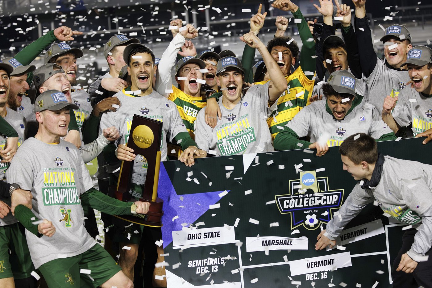 Vermont claims the program's first national championship on Maximilian Kissel's overtime goal | iNFOnews.ca