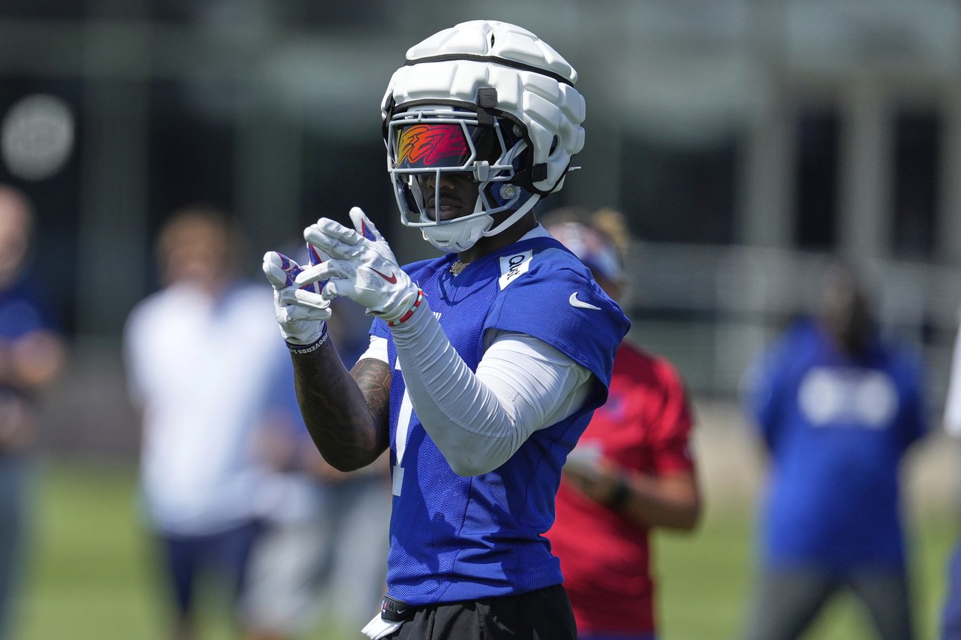 Giants' Malik Nabers, who has been dealing with a toe injury, sits out joint practice at the Jets | iNFOnews.ca