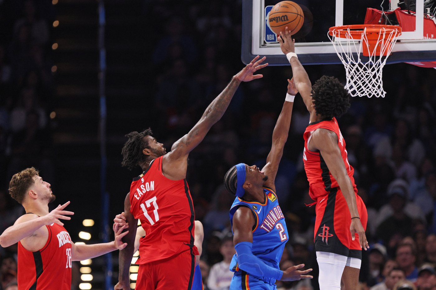 Thunder celebrate ring ceremony, banner unveiling and double-OT win over Durant's Rockets | iNFOnews.ca Thunder celebrate ring ceremony, banner unveiling and double-OT win over Durant's Rockets | iNFOnews.ca