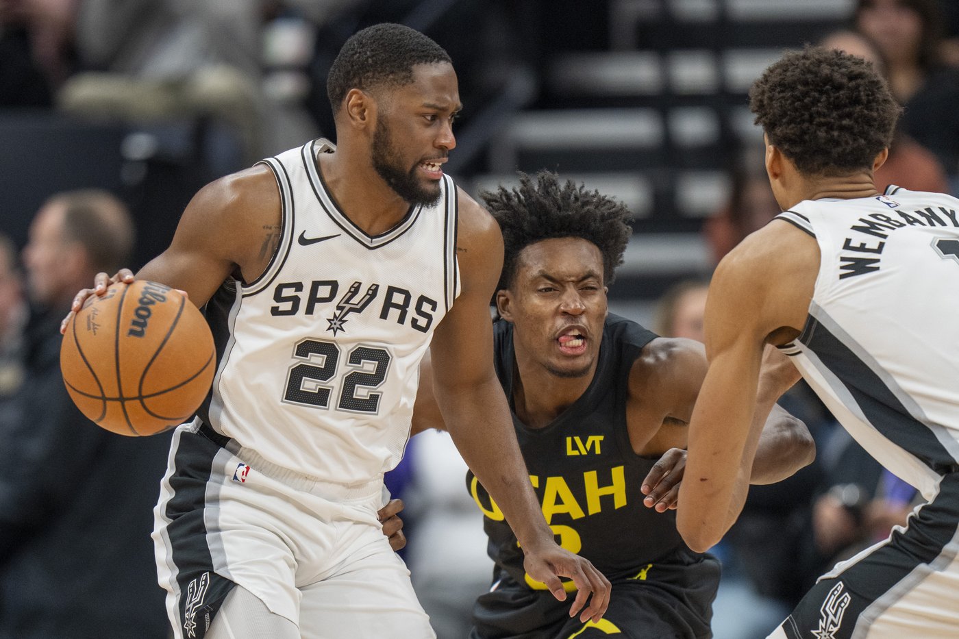 Wembanyama has 25 points and nine rebounds to lead Spurs to 106-88 win over Jazz | iNFOnews.ca Wembanyama has 25 points and nine rebounds to lead Spurs to 106-88 win over Jazz | iNFOnews.ca