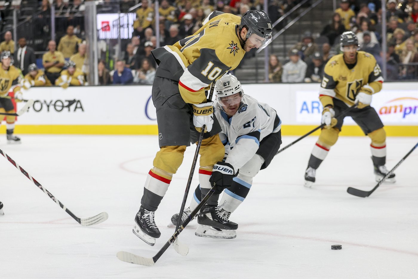 Howden's OT goal beats Utah 4-3 and keep Golden Knights perfect at home | iNFOnews.ca