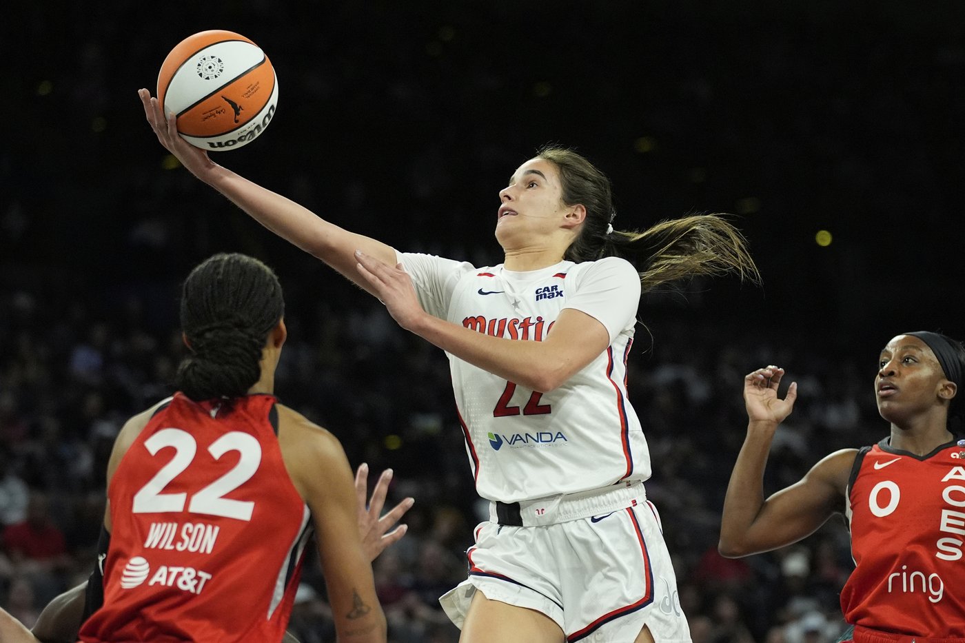 Short-handed Mystics beat the Aces 94-83 for third straight win | iNFOnews.ca