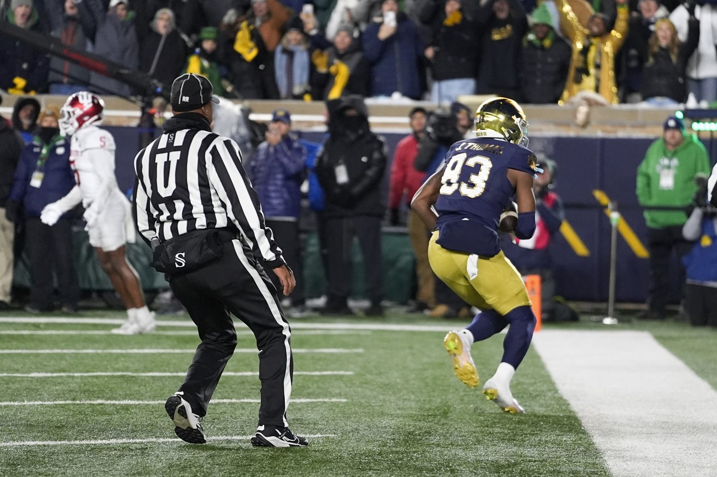 Notre Dame protects home field in new postseason era with 1st playoff win, 27-17 over Indiana | iNFOnews.ca Notre Dame protects home field in new postseason era with 1st playoff win, 27-17 over Indiana | iNFOnews.ca