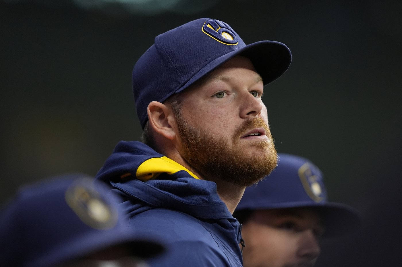 Brewers' Brandon Woodruff leaves rehab appearance after a line drive hits his right elbow | iNFOnews.ca