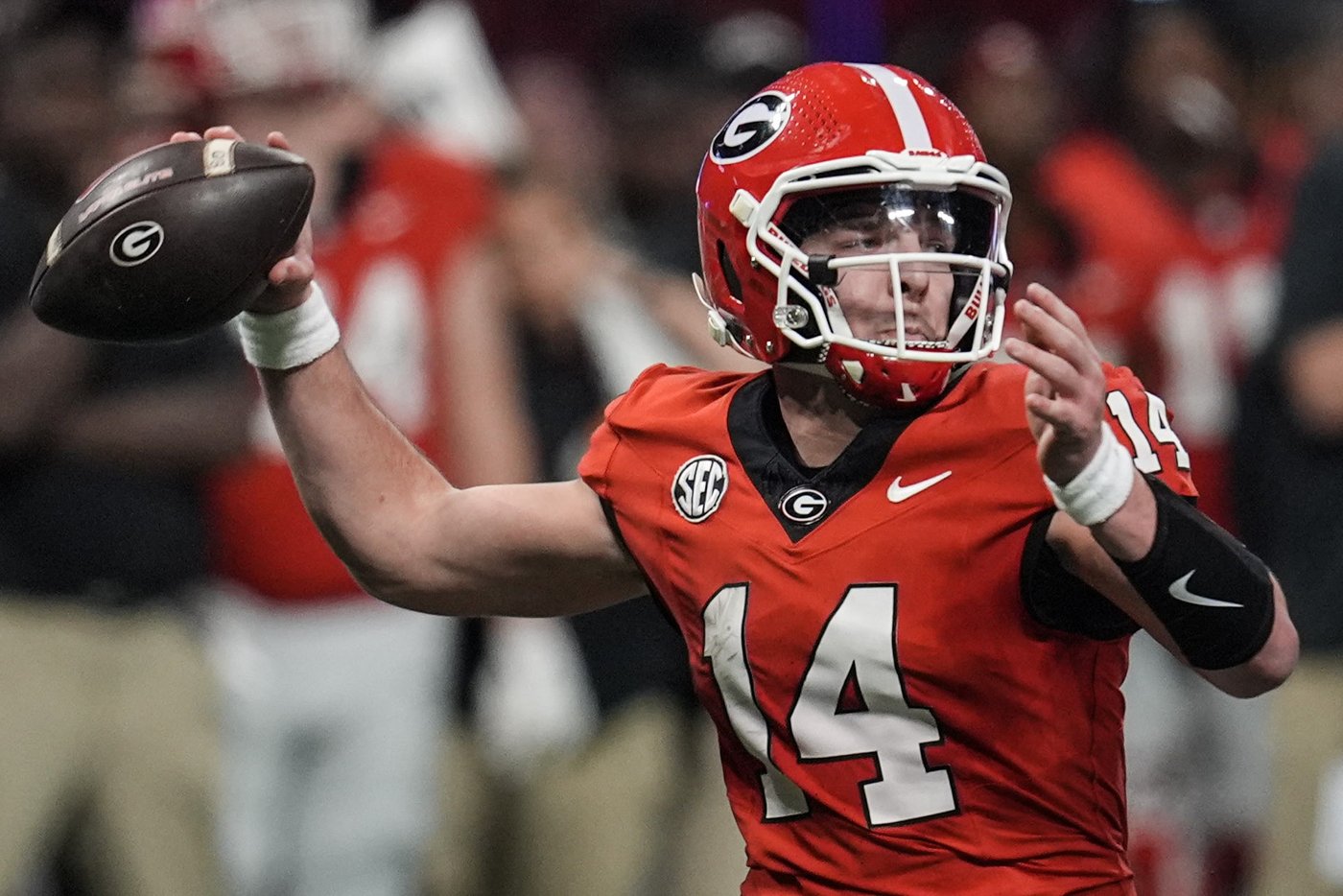 Kirby Smart praises Gunner Stockton's leadership but he's not crowned Georgia's QB1 yet | iNFOnews.ca Kirby Smart praises Gunner Stockton's leadership but he's not crowned Georgia's QB1 yet | iNFOnews.ca