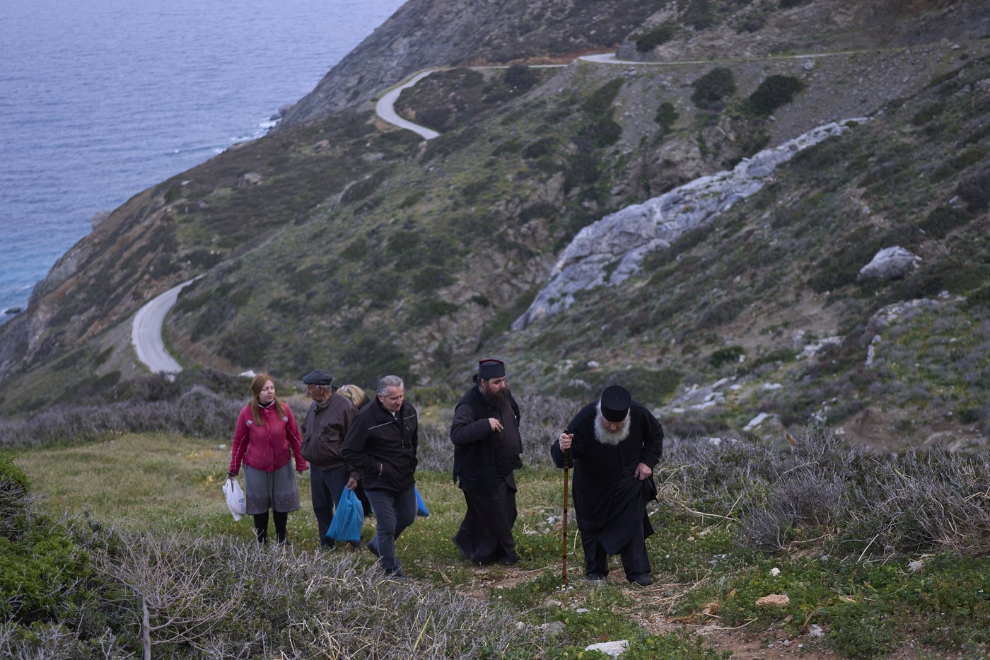 In 50-plus years at a cliffside Greek island monastery, one monk keeps faith and community together | iNFOnews.ca