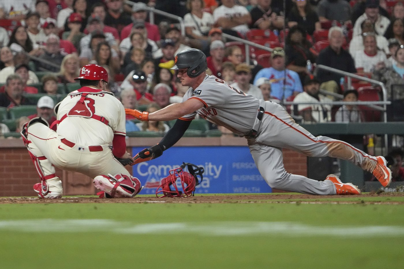 Jordan Walker's 2-run double in the 9th rallies Cardinals for a 3-2 win over Giants | iNFOnews.ca Jordan Walker's 2-run double in the 9th rallies Cardinals for a 3-2 win over Giants | iNFOnews.ca