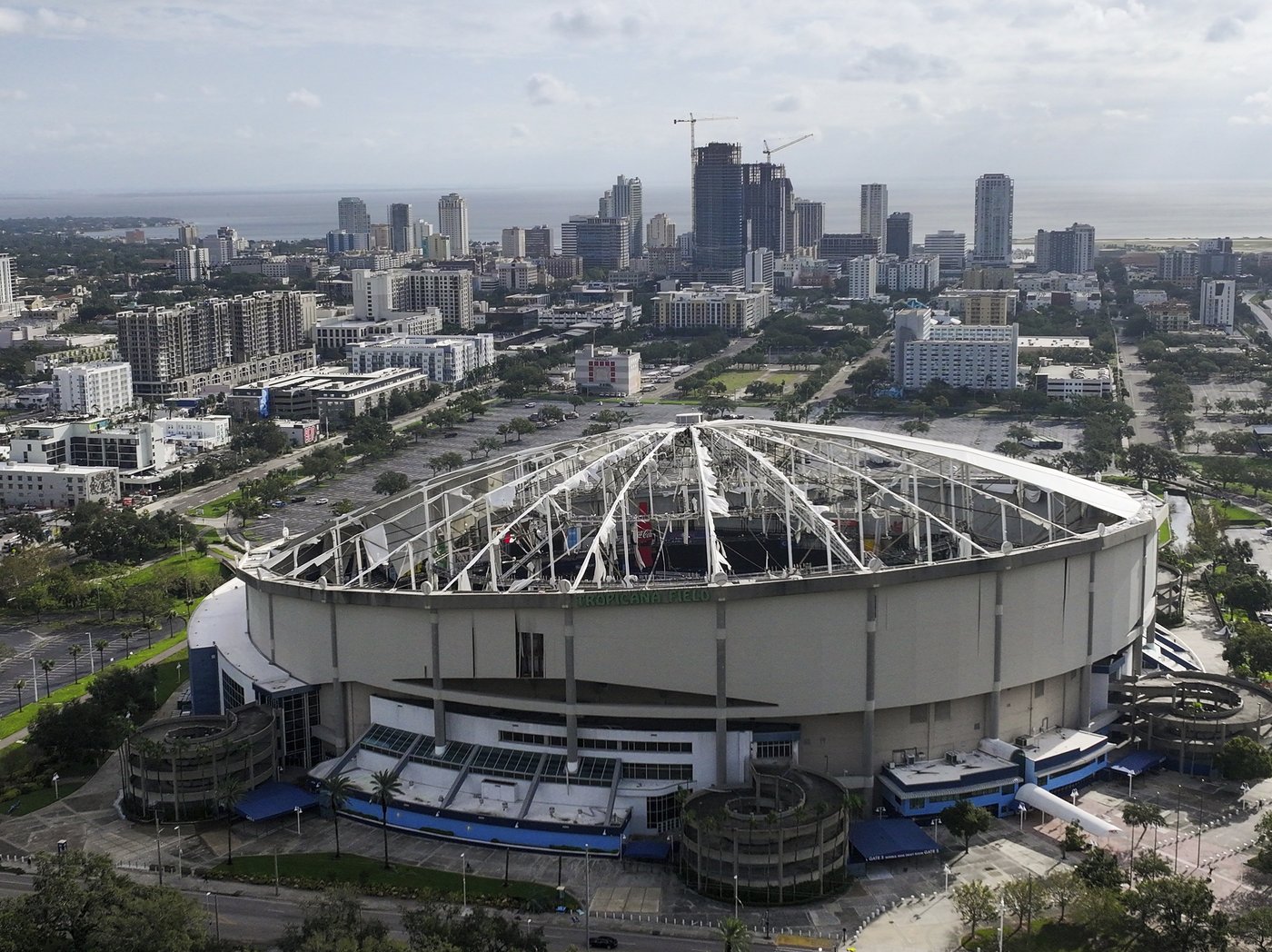 Rays say it may take 'weeks' to fully assess damage at Tropicana Field, after Milton struck region | iNFOnews.ca Rays say it may take 'weeks' to fully assess damage at Tropicana Field, after Milton struck region | iNFOnews.ca