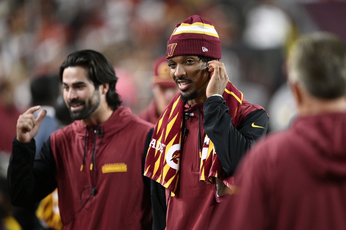 Jayden Daniels practices, will be a game-time decision for the Commanders against the Bears | iNFOnews.ca