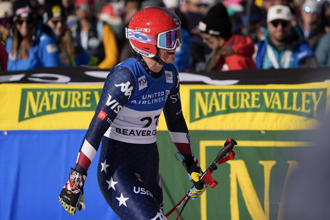 Cornelia Huetter of Austria wins first-ever women's World Cup downhill held on Birds of Prey course | iNFOnews.ca Cornelia Huetter of Austria wins first-ever women's World Cup downhill held on Birds of Prey course | iNFOnews.ca