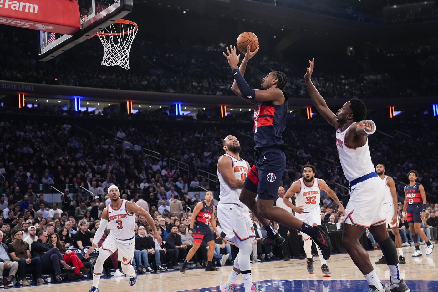 Brunson, Towns help Knicks roll to a 134-106 win that extends' Wizards' losing streak to 9 | iNFOnews.ca