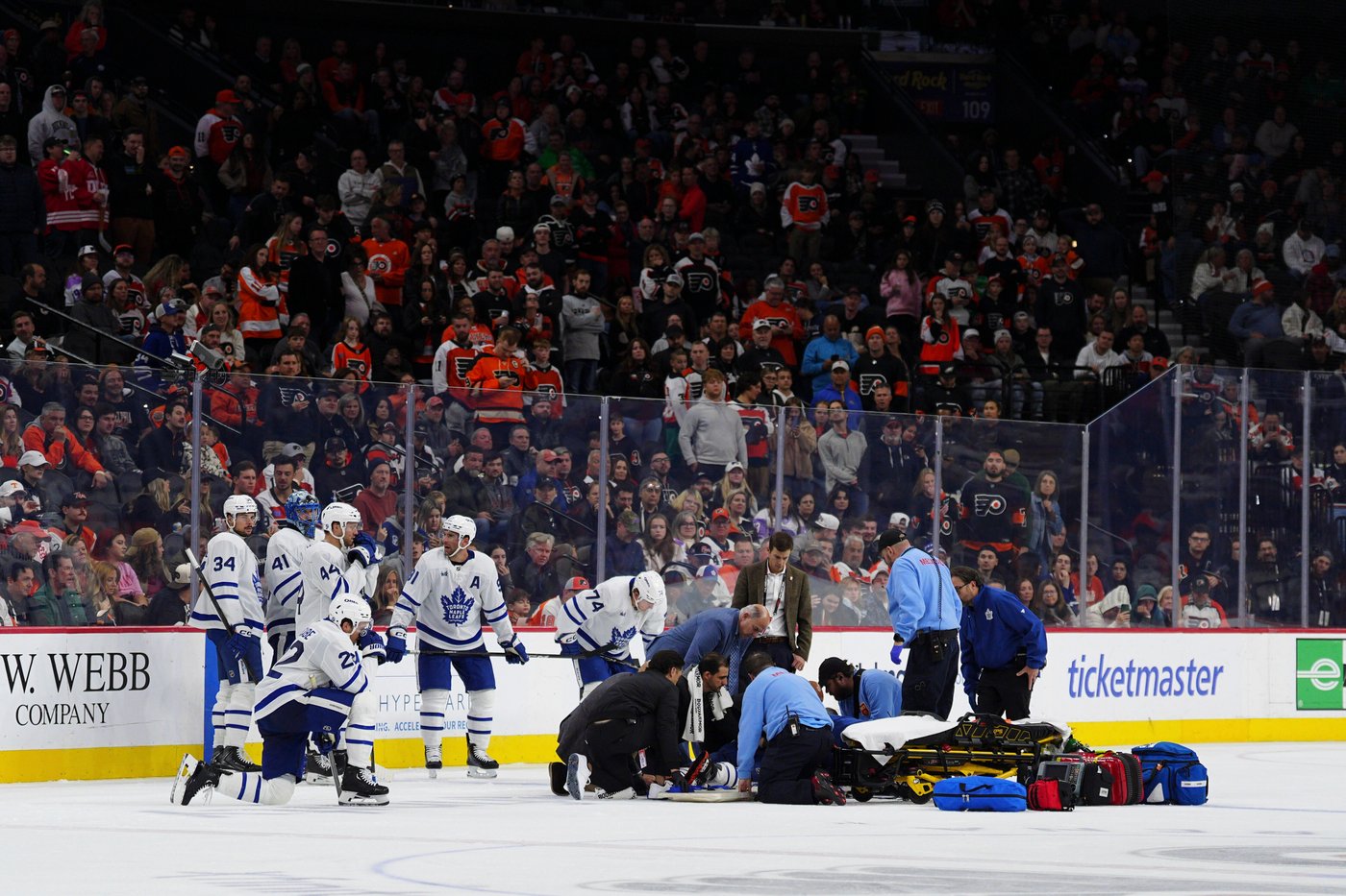 Chris Tanev hospitalized after collision in Maple Leafs' win | iNFOnews.ca Chris Tanev hospitalized after collision in Maple Leafs' win | iNFOnews.ca