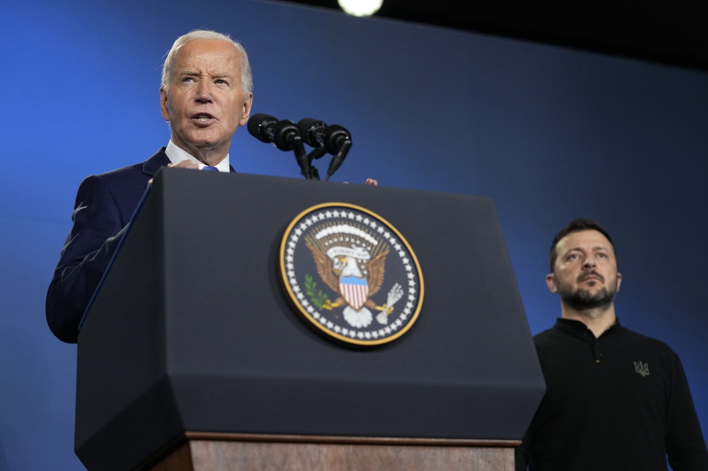 Biden calls Trump's pressure on Ukraine 'modern-day appeasement' in 1st post-presidential interview | iNFOnews.ca Biden calls Trump's pressure on Ukraine 'modern-day appeasement' in 1st post-presidential interview | iNFOnews.ca