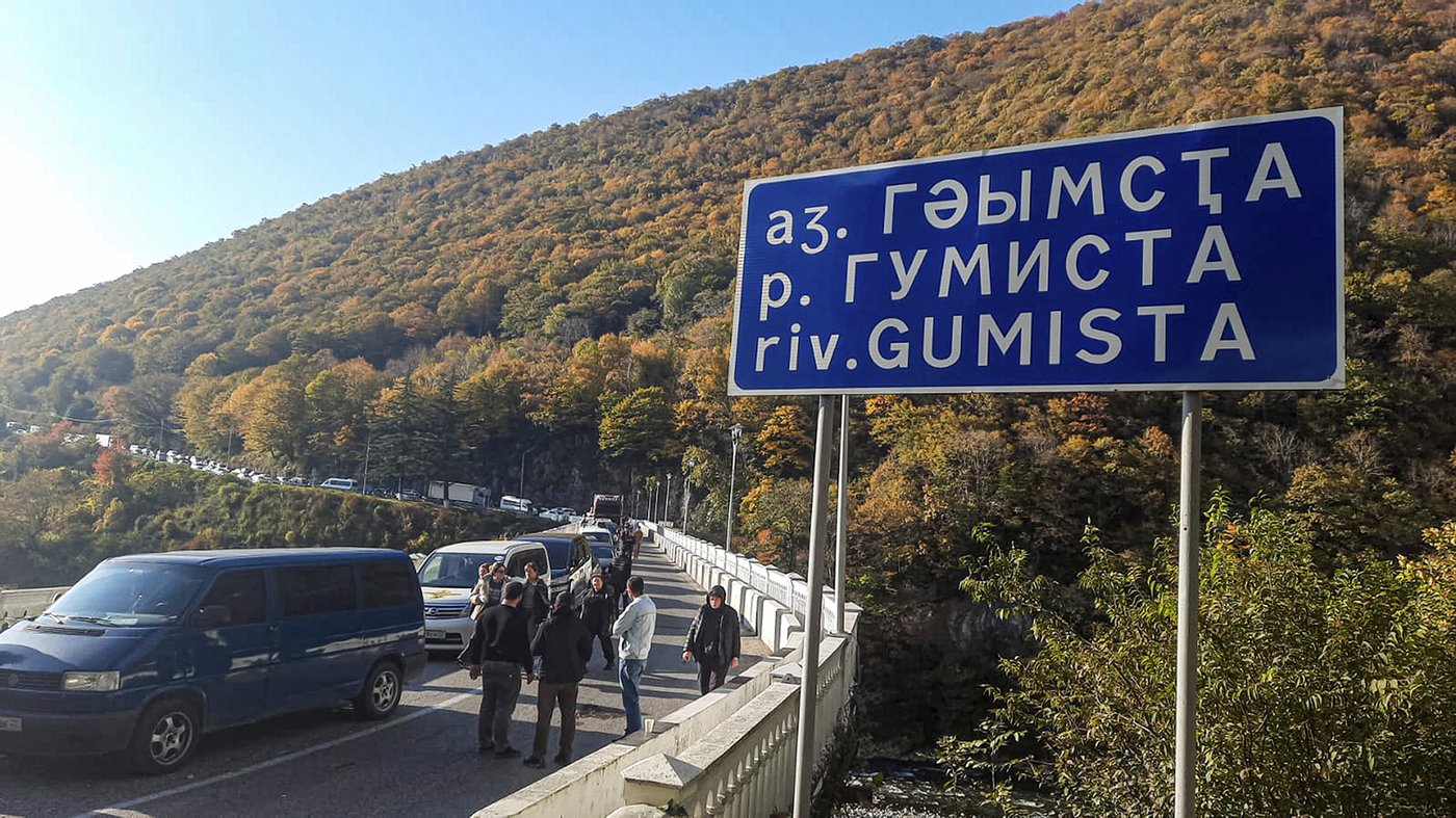 Protesters in separatist Georgian region occupy government buildings, calling for leader's ouster | iNFOnews.ca
