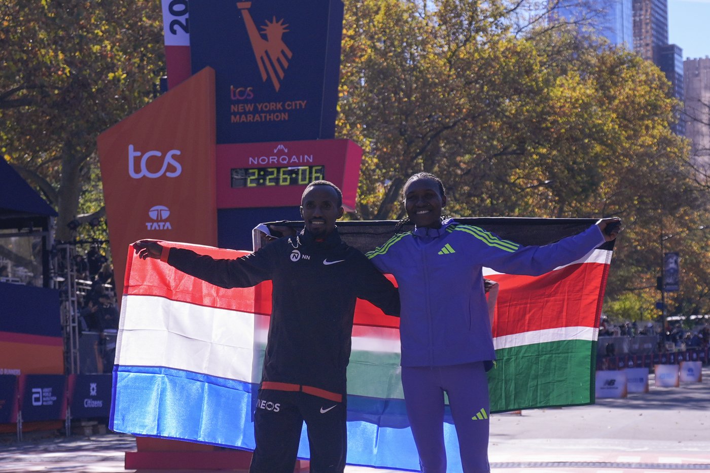 Abdi Nageeye of the Netherlands and Sheila Chepkirui of Kenya win the New York City Marathon | iNFOnews.ca Abdi Nageeye of the Netherlands and Sheila Chepkirui of Kenya win the New York City Marathon | iNFOnews.ca