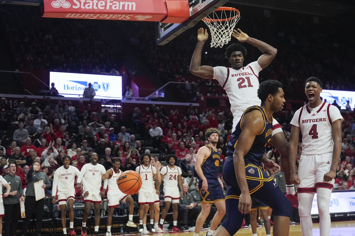 Ace Bailey's 23 points leads No. 24 Rutgers over Merrimack 74-63 | iNFOnews.ca