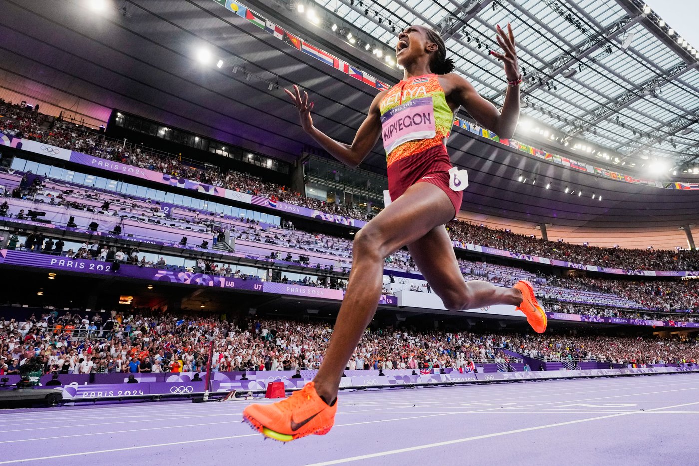 Olympic champion Faith Kipyegon tries to become 1st woman to break 4-minute mile next week in Paris | iNFOnews.ca