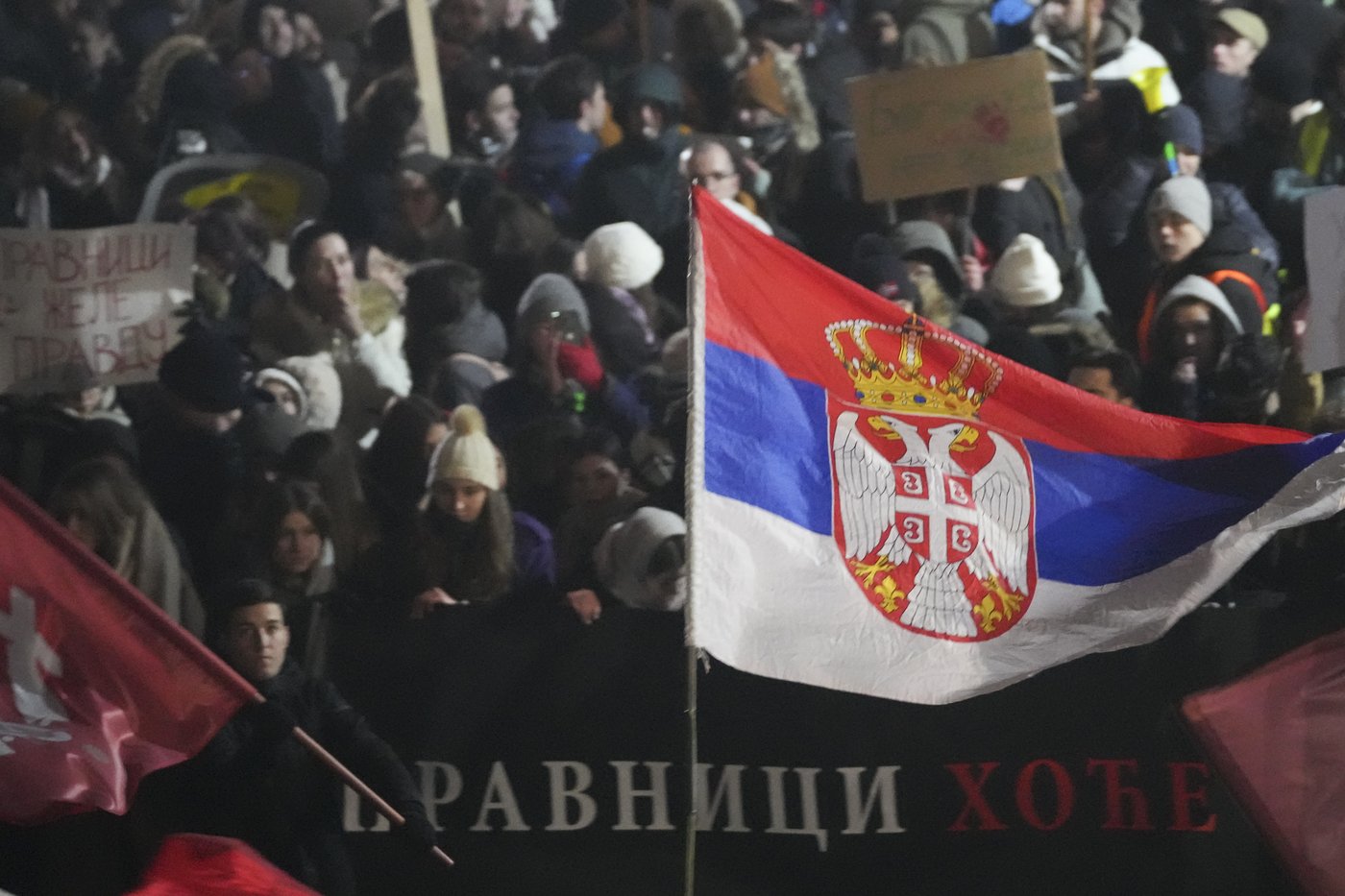 Students lead massive protests in Serbia against state broadcaster and president | iNFOnews.ca
