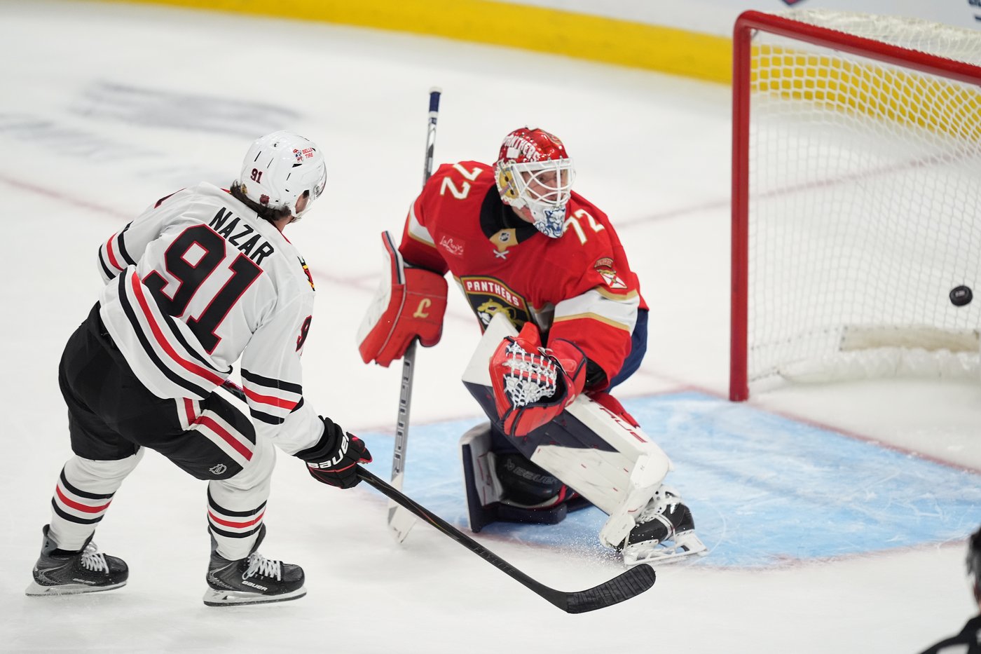 Boqvist scores go-ahead goal as Cup champ Panthers beat Blackhawks on banner-raising night | iNFOnews.ca Boqvist scores go-ahead goal as Cup champ Panthers beat Blackhawks on banner-raising night | iNFOnews.ca