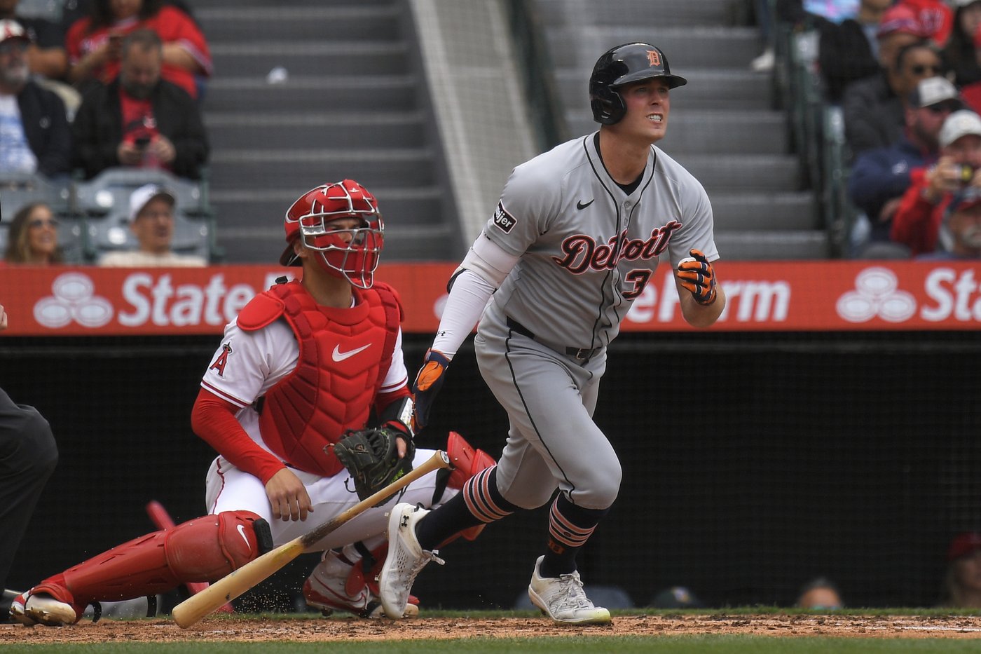 Sweeney and Carpenter each homer and combine to drive in 11 as Tigers pound Angels 13-1 | iNFOnews.ca Sweeney and Carpenter each homer and combine to drive in 11 as Tigers pound Angels 13-1 | iNFOnews.ca
