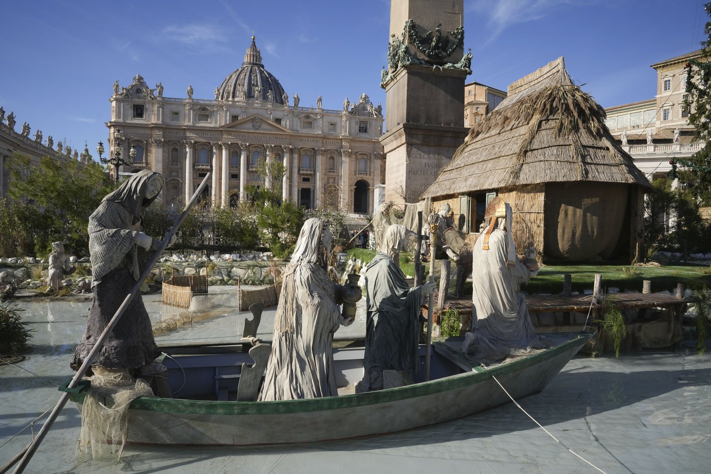 Vatican's keffiyeh Nativity scene raises eyebrows and then disappears - at least until Christmas Eve | iNFOnews.ca Vatican's keffiyeh Nativity scene raises eyebrows and then disappears - at least until Christmas Eve | iNFOnews.ca