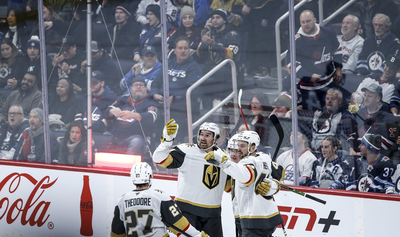 Jets blow lead late in third period and fall to Golden Knights in overtime | iNFOnews.ca Jets blow lead late in third period and fall to Golden Knights in overtime | iNFOnews.ca