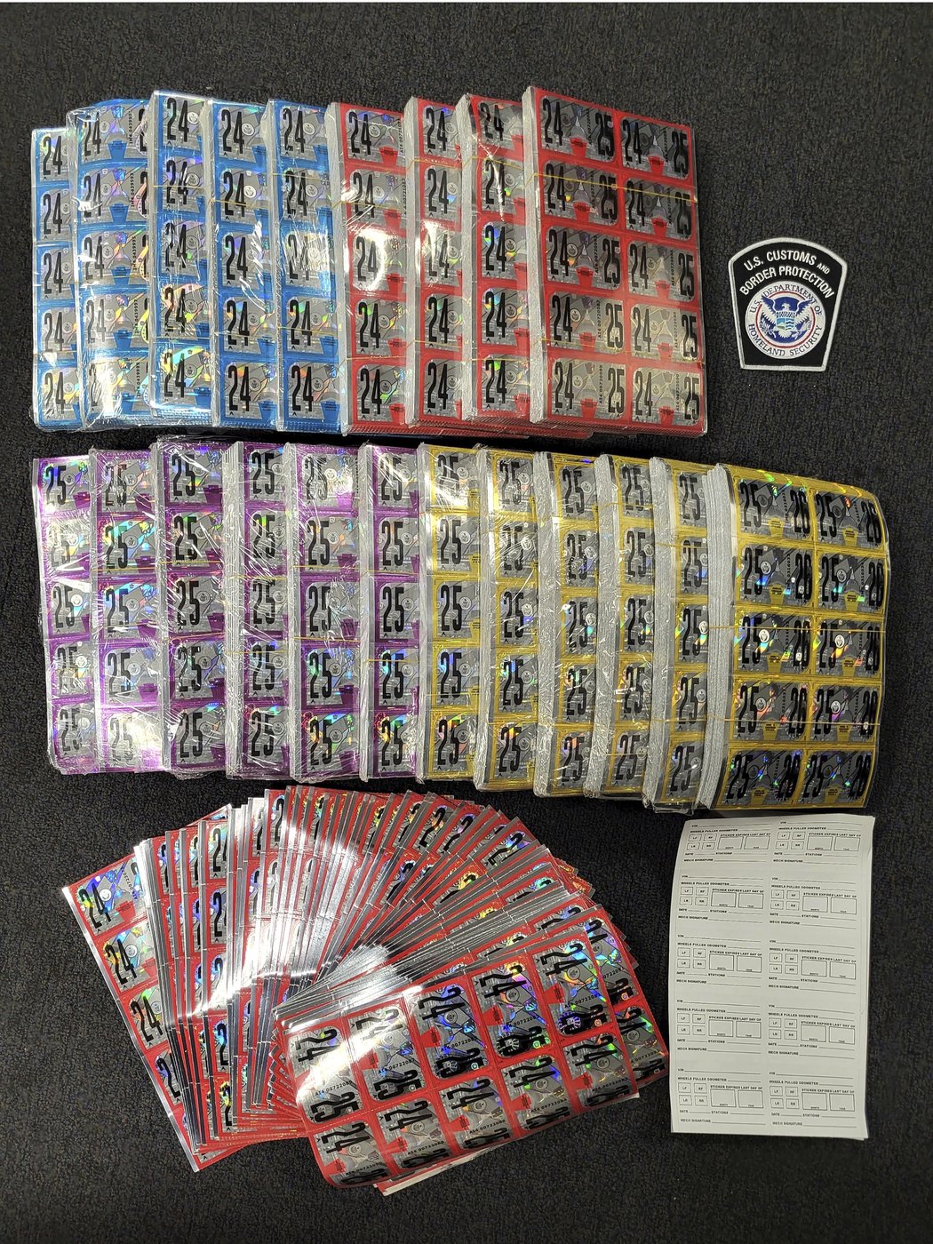Customs agents seize 22,000 fake Pennsylvania vehicle inspection stickers shipped from Israel | iNFOnews.ca Customs agents seize 22,000 fake Pennsylvania vehicle inspection stickers shipped from Israel | iNFOnews.ca