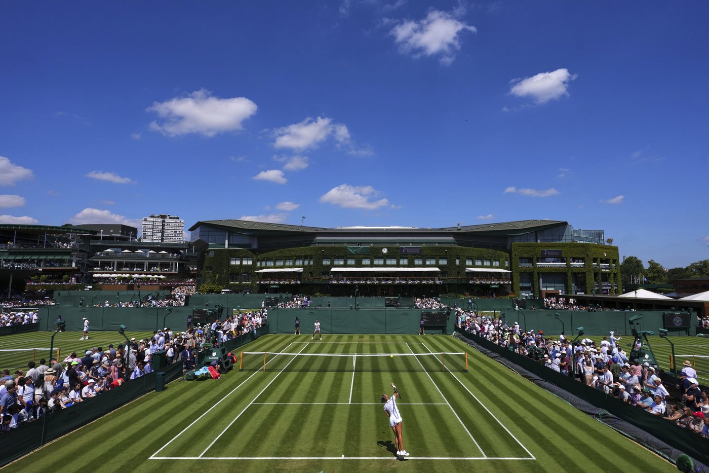 Wimbledon gets rid of line judges in favor of recorded voices announcing electronic calls | iNFOnews.ca Wimbledon gets rid of line judges in favor of recorded voices announcing electronic calls | iNFOnews.ca