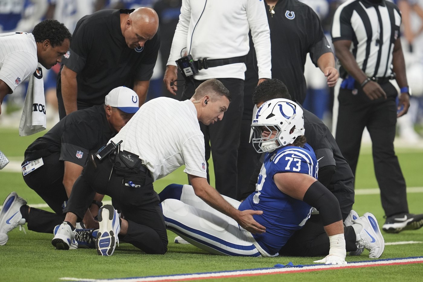 Colts lose offensive lineman Blake Freeland with fractured right leg during Packers game | iNFOnews.ca