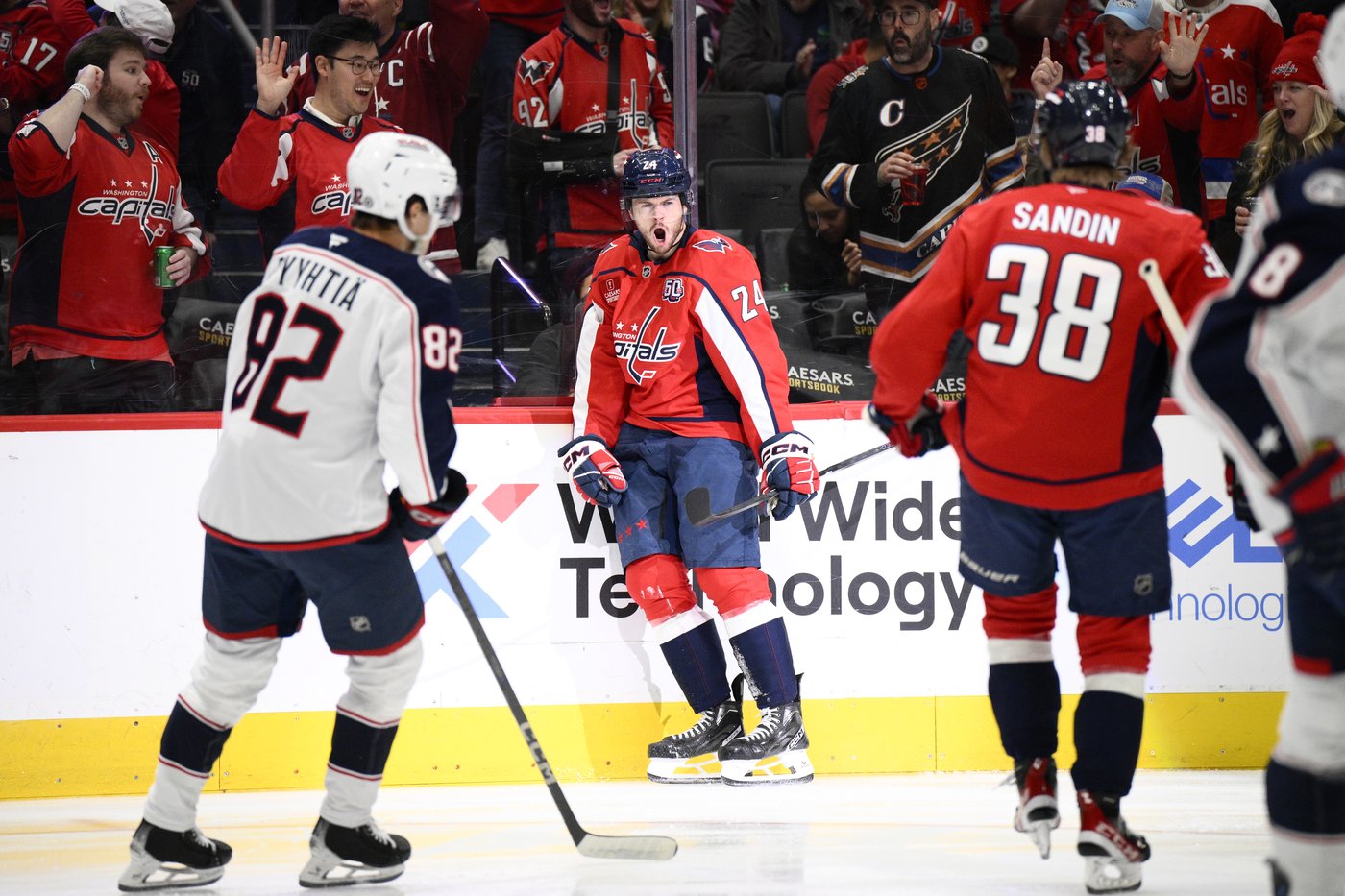 McMichael, Ovechkin power surging Capitals past Blue Jackets 7-2 | iNFOnews.ca