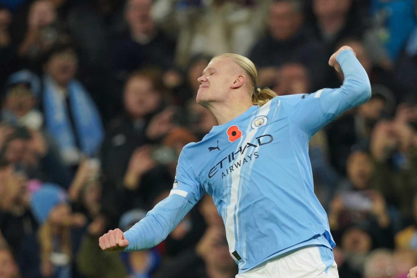 Haaland pulls out robot celebration after scoring again for Man City | iNFOnews.ca Haaland pulls out robot celebration after scoring again for Man City | iNFOnews.ca