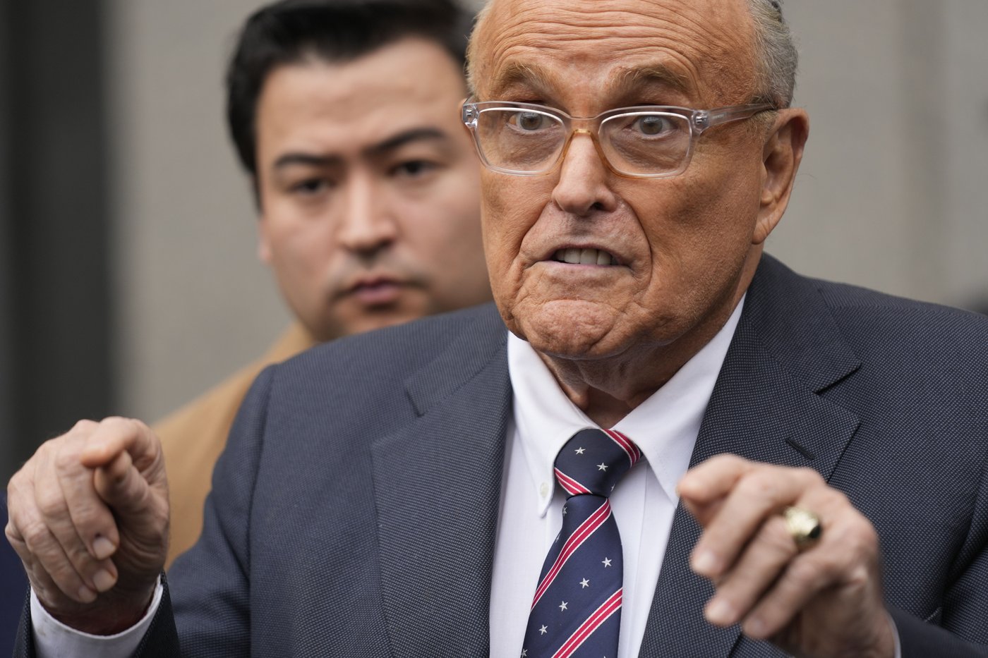 Rudy Giuliani in a courtroom outburst accuses judge in assets case of being unfair, drawing a rebuke | iNFOnews.ca Rudy Giuliani in a courtroom outburst accuses judge in assets case of being unfair, drawing a rebuke | iNFOnews.ca