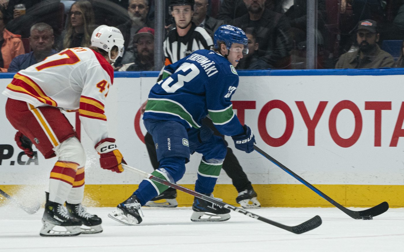 Canucks' rookie Lekkerimaki earns praise from coach, teammates in NHL debut | iNFOnews.ca Canucks' rookie Lekkerimaki earns praise from coach, teammates in NHL debut | iNFOnews.ca