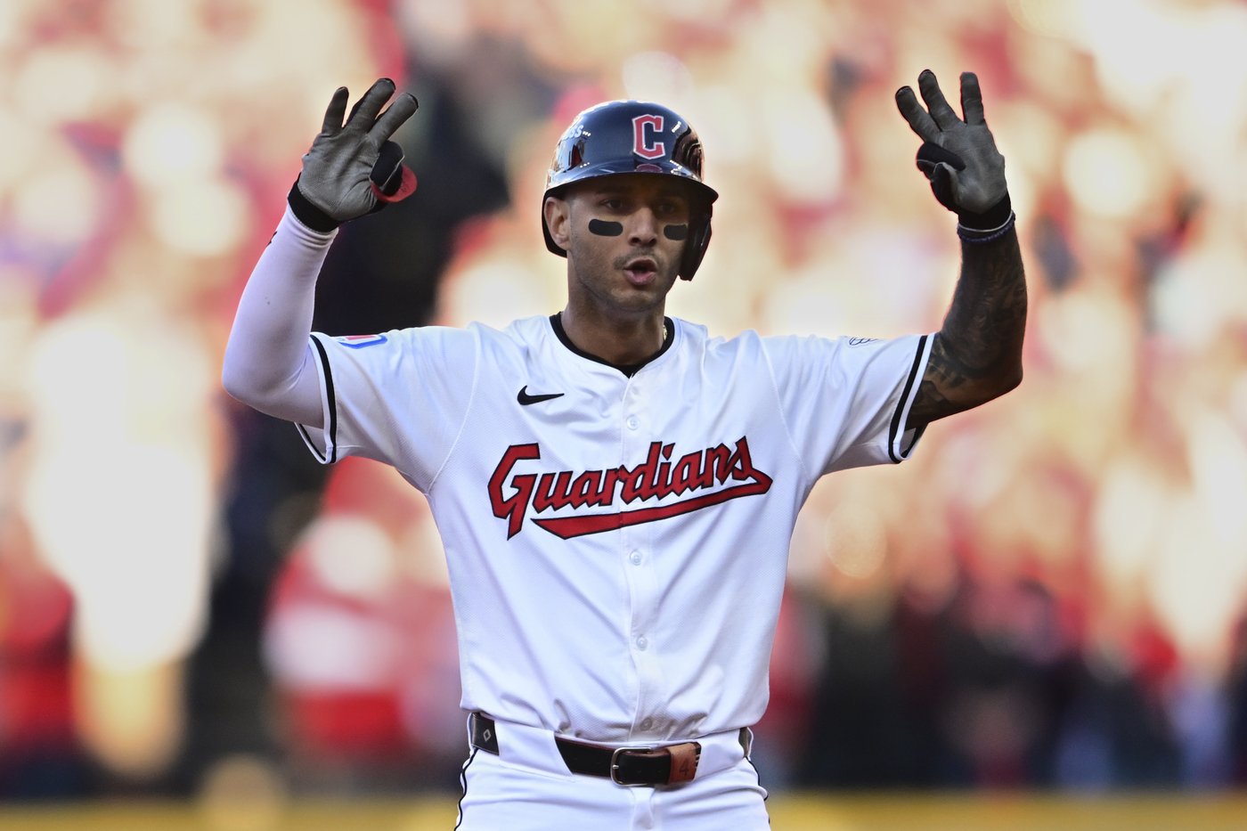 Carpenter's 3-run homer off Clase sends gritty Tigers to 3-0 win over Guardians in Game 2 of ALDS | iNFOnews.ca Carpenter's 3-run homer off Clase sends gritty Tigers to 3-0 win over Guardians in Game 2 of ALDS | iNFOnews.ca