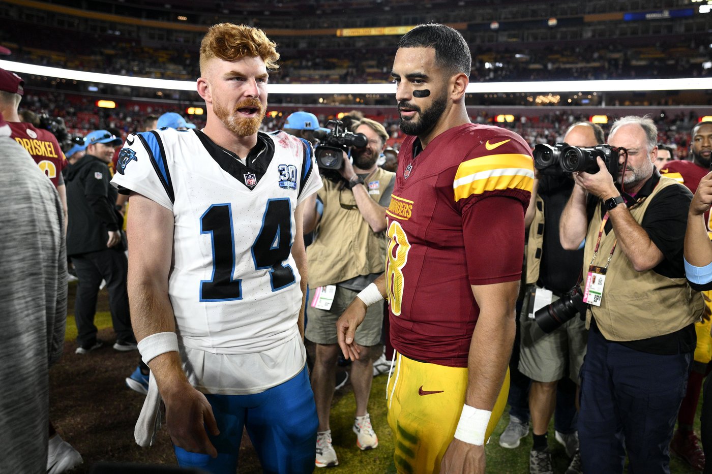 Commanders not missing a beat with Mariota replacing Daniels at QB validates Kingsbury's offense | iNFOnews.ca Commanders not missing a beat with Mariota replacing Daniels at QB validates Kingsbury's offense | iNFOnews.ca