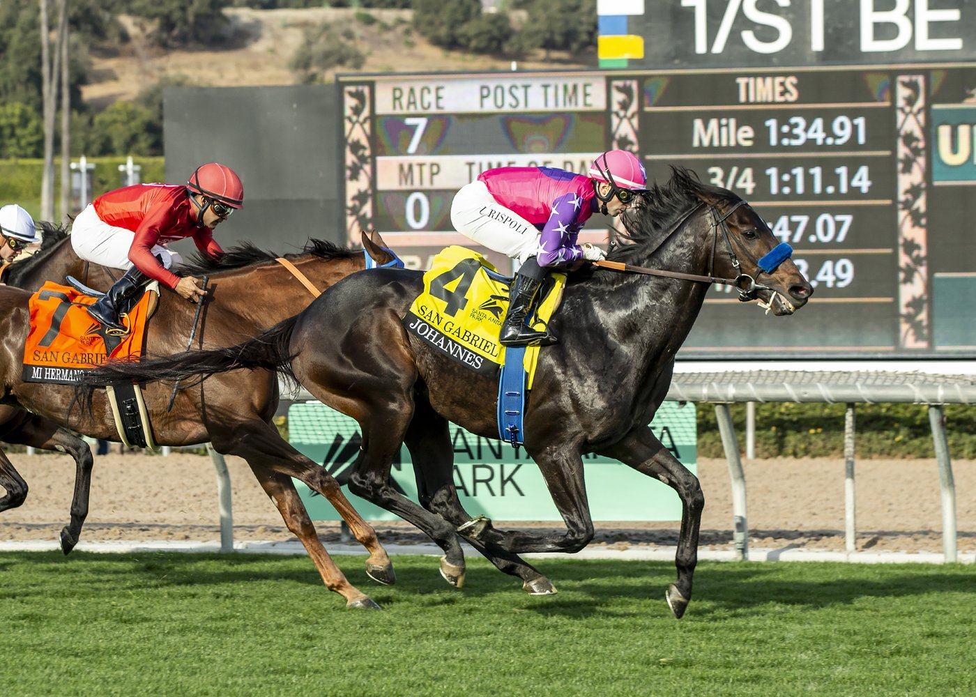 Raging Torrent wins Malibu Stakes at Santa Anita with Kentucky Derby winner Mystik Dan in last | iNFOnews.ca Raging Torrent wins Malibu Stakes at Santa Anita with Kentucky Derby winner Mystik Dan in last | iNFOnews.ca