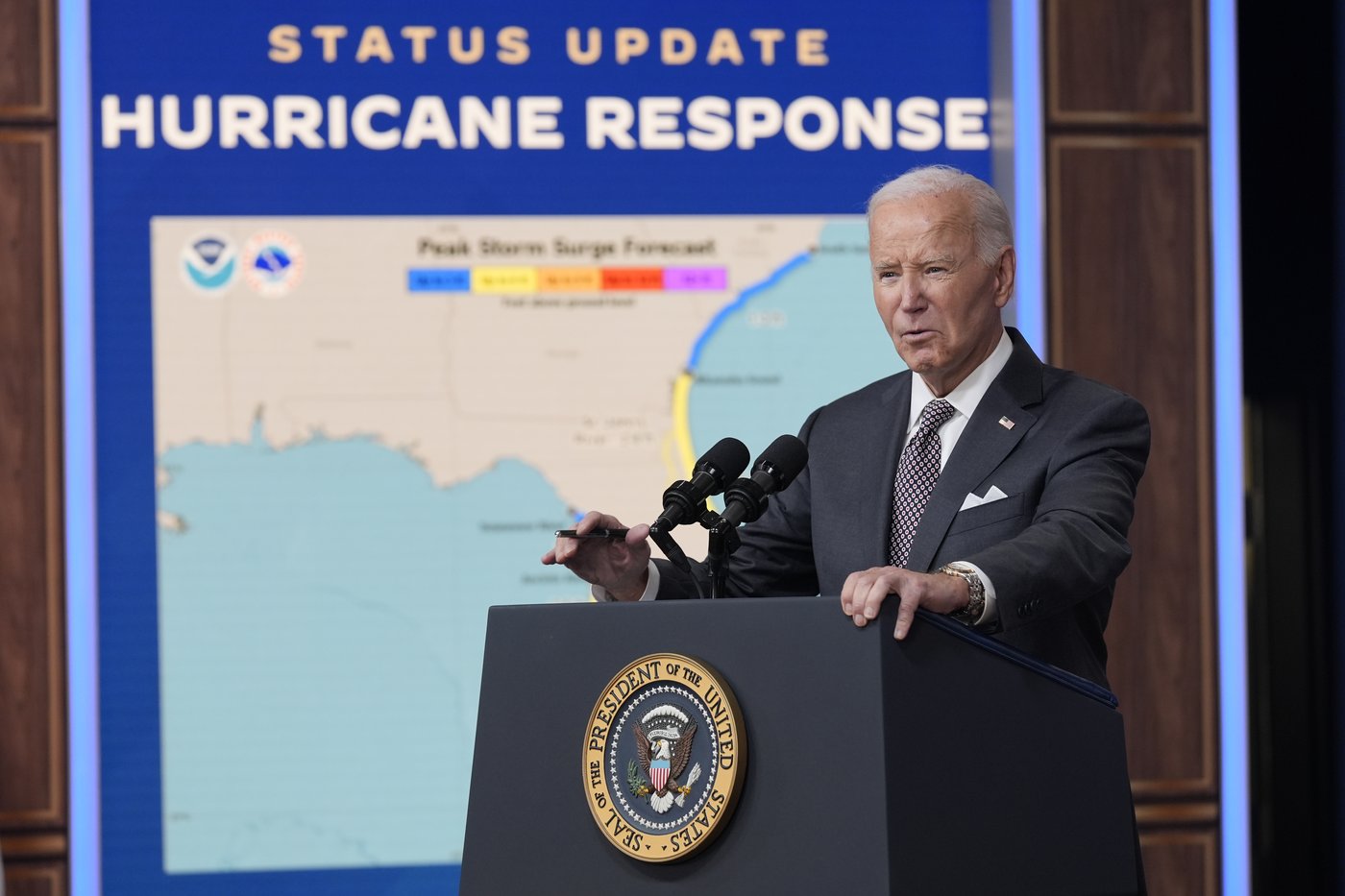 Biden tells Trump to 'get a life, man' and stop storm misinformation | iNFOnews.ca