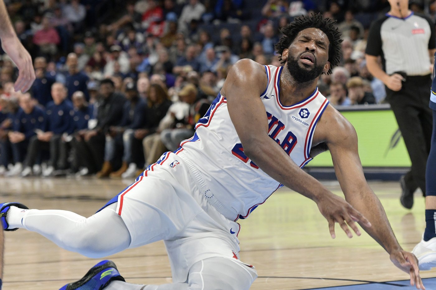 76ers center Joel Embiid sidelined due to swelling in his left knee and will miss two games | iNFOnews.ca 76ers center Joel Embiid sidelined due to swelling in his left knee and will miss two games | iNFOnews.ca