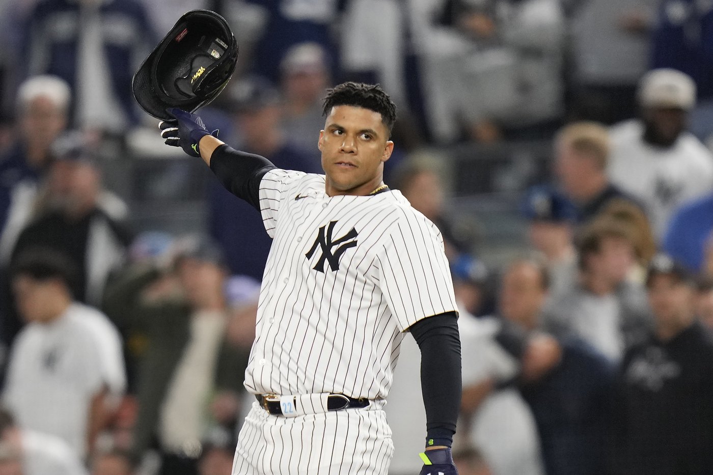 Yankees' Juan Soto focused solely on the playoffs, even though a lucrative offseason looms | iNFOnews.ca Yankees' Juan Soto focused solely on the playoffs, even though a lucrative offseason looms | iNFOnews.ca