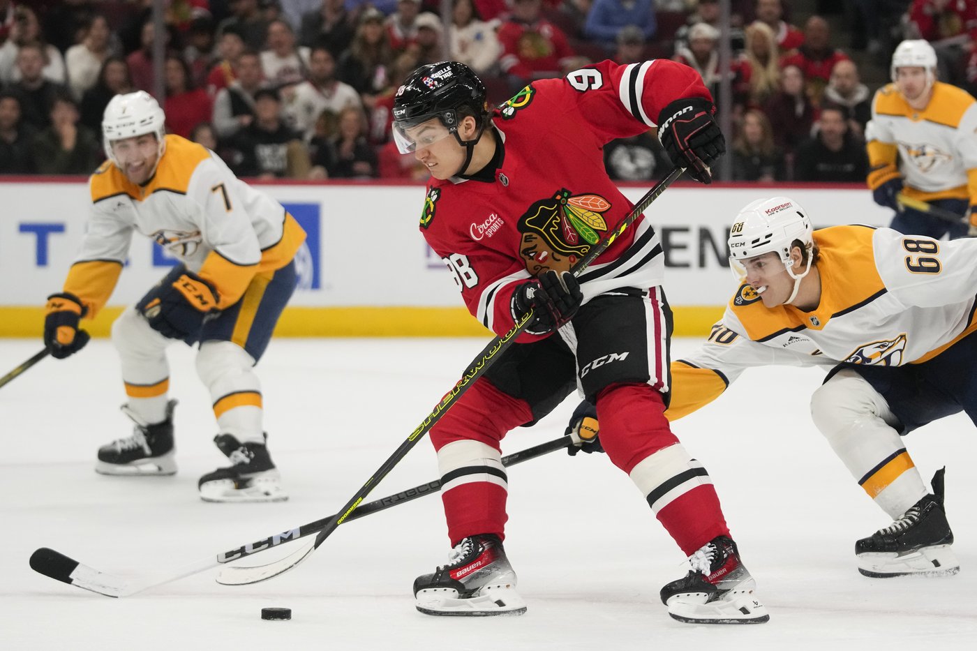 Skjei's power-play goals cap Predators' 3-2 comeback win over Blackhawks | iNFOnews.ca Skjei's power-play goals cap Predators' 3-2 comeback win over Blackhawks | iNFOnews.ca