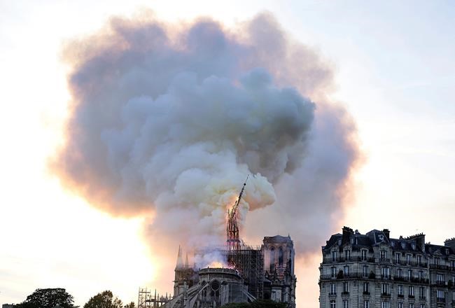 Toronto archbishop laments fire ravaging Notre Dame Cathedral in Paris | iNFOnews.ca