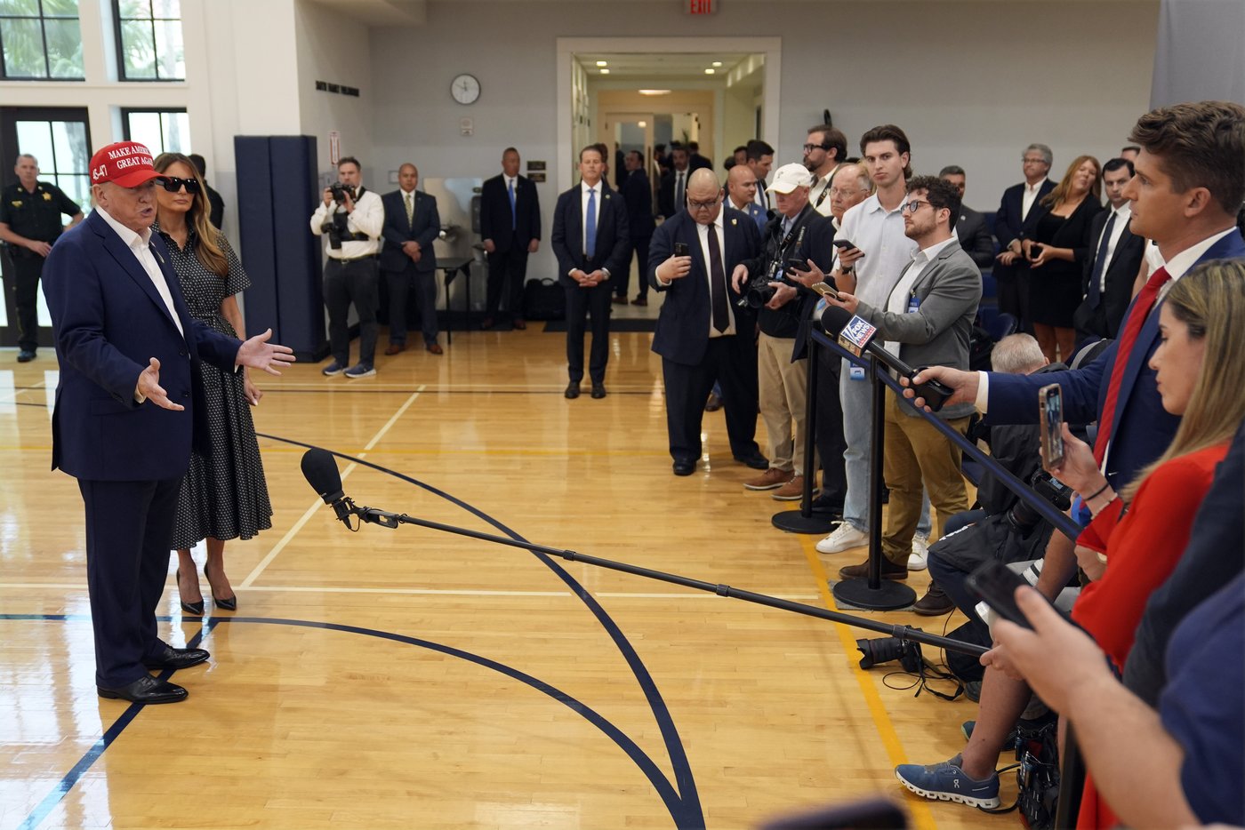 Trump snaps at reporter when asked about abortion: 'Stop talking about it' | iNFOnews.ca