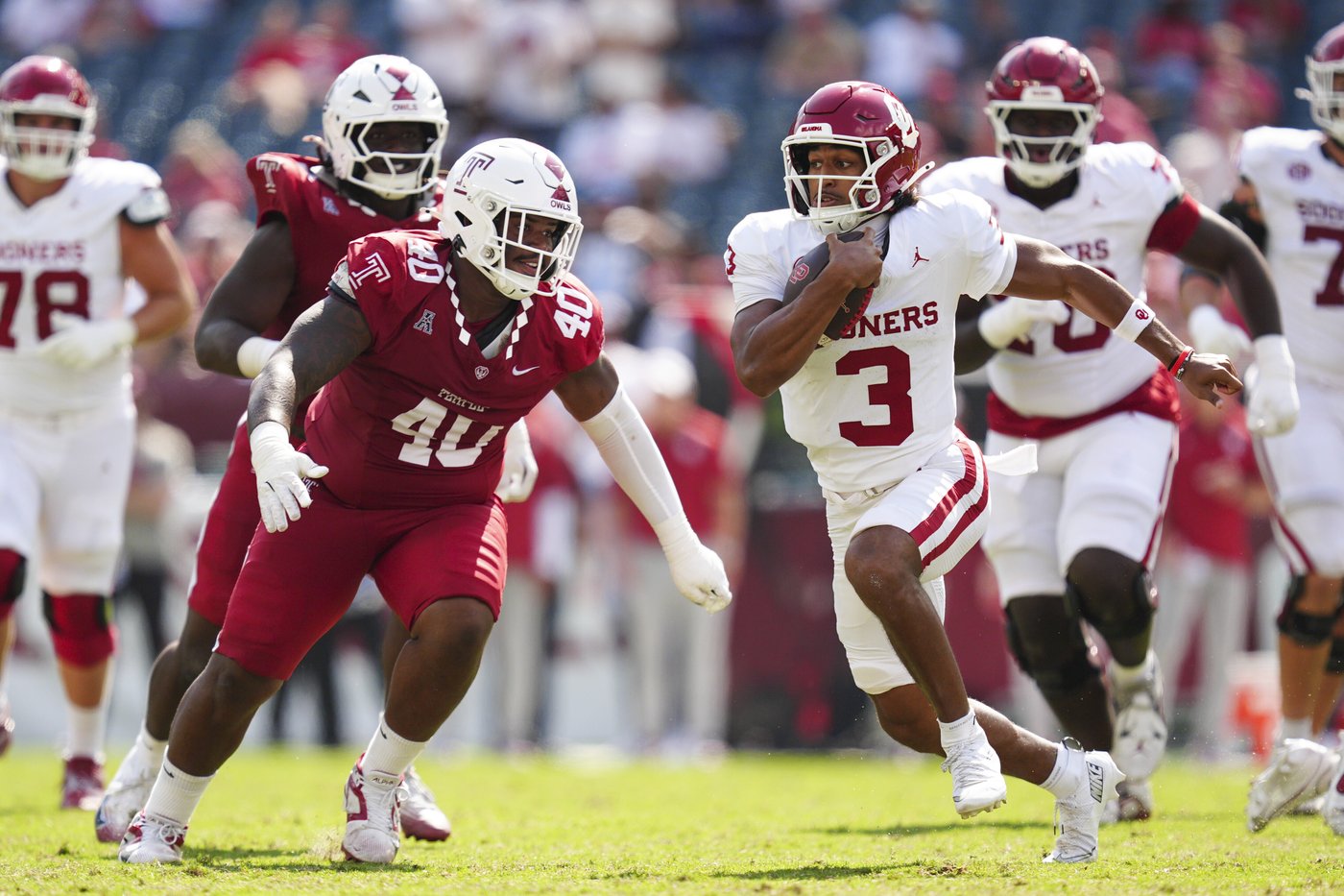 Michael Hawkins Jr. set to step in for injured Oklahoma QB John Mateer | iNFOnews.ca Michael Hawkins Jr. set to step in for injured Oklahoma QB John Mateer | iNFOnews.ca