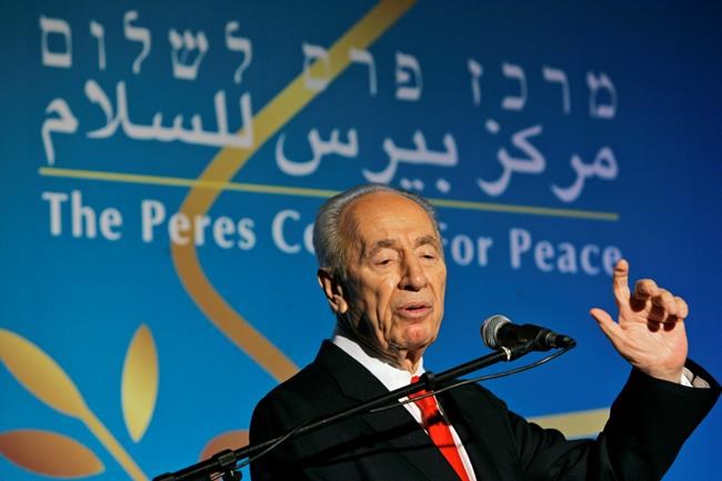 Shimon Peres, ex-Israeli president and PM, dies at 93 | iNFOnews.ca