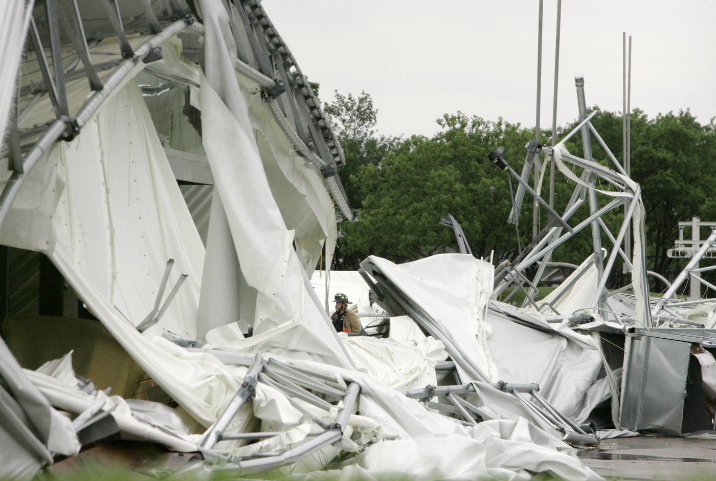 Tropicana Field shredded by Hurricane Milton is the latest sports venue damaged by weather | iNFOnews.ca Tropicana Field shredded by Hurricane Milton is the latest sports venue damaged by weather | iNFOnews.ca