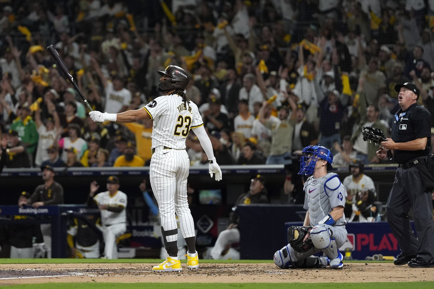 Tatis homers again as the Padres beat the Dodgers 6-5 for a 2-1 NLDS lead | iNFOnews.ca Tatis homers again as the Padres beat the Dodgers 6-5 for a 2-1 NLDS lead | iNFOnews.ca